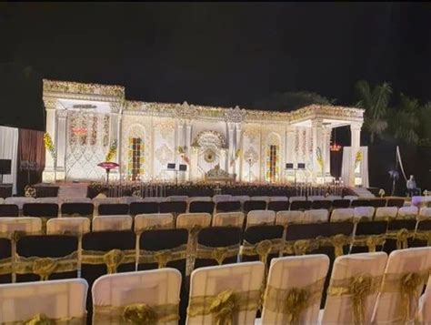 Golden Fiber Wedding Stage For Indoor At Rs Piece In Saharanpur