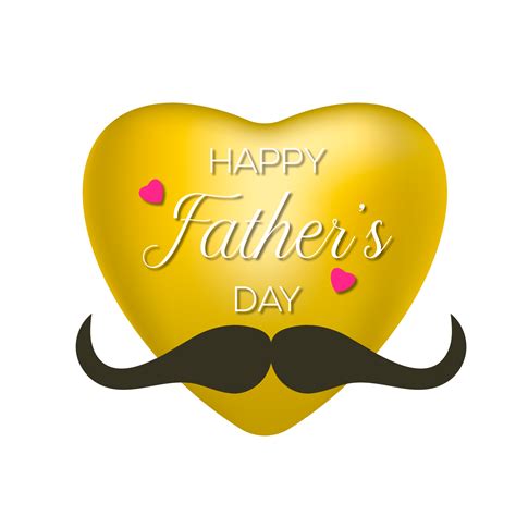 Free Modern Happy Fathers Day Attractive Design Png With