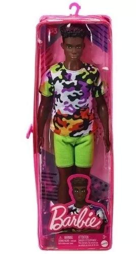 Barbie Ken Boneco Negro Fashionistas 183 Black Power Lacrado Frete grátis