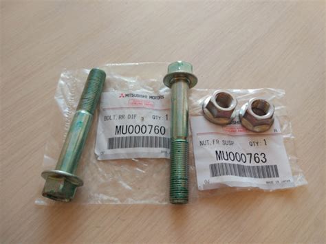 MU000760 БОЛТ ЗАДНЕГО ДИФФЕРЕНЦИАЛА Mitsubishi | Запчасти на DRIVE2
