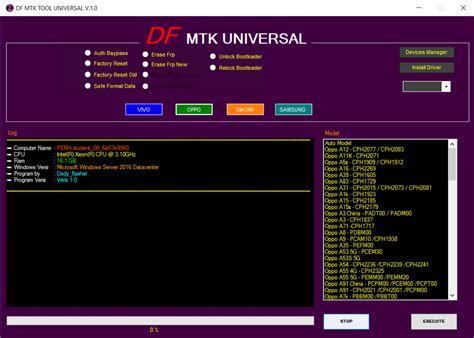 Free Df Mtk Tool Universal Edition V Tailor Brand Vivo Oppo