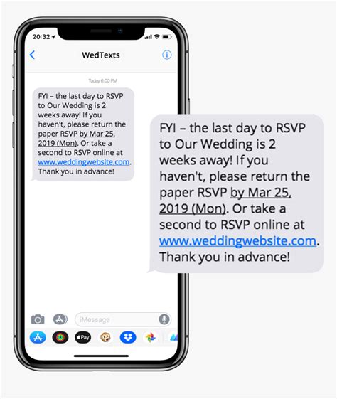 Wedding Text Messages - Payment Reminder Text Message Sample, HD Png ...