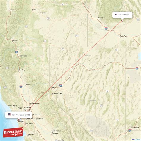 Direct Flights From Sun Valley To San Francisco Sun To Sfo Non Stop