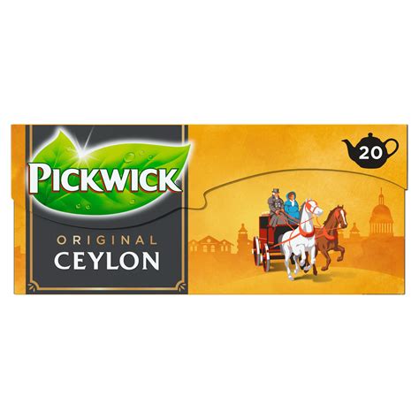 Pickwick Ceylon Zwarte Thee Voor Pot Per Doos St