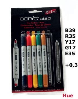 Copic Ciao Set Hue Farben