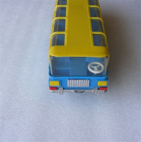 Vintage Toy Old Buss Toy Plastic Toy Bus Friction - Etsy