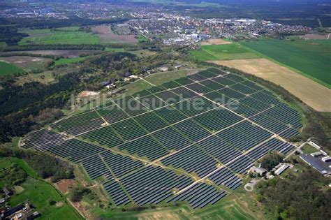 F Rstenwalde Aus Der Vogelperspektive Solarpark Solarkraftwerk