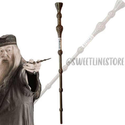 Varinha Das Varinhas Dumbledore Saga Harry Potter 30cm Shopee Brasil