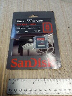 Sandisk Ultra 1 Pack SDHC Card 8GB 20MB 133X EBay