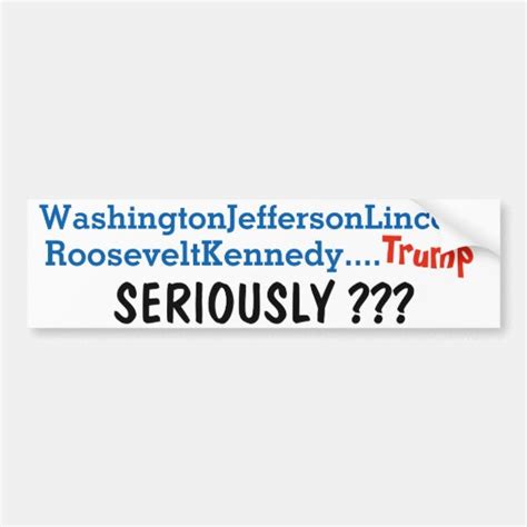 Anti Trump Bumper Sticker Zazzle