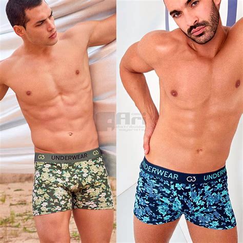 BOXER ALG LYCRA FLORAL Casa Ari Distribuidor Mayorista de Lencería