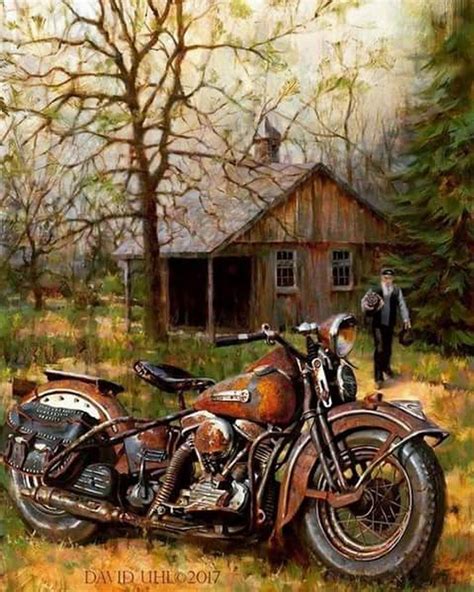 Sign In Harley Davidson Painting Harley Davidson Art Harley