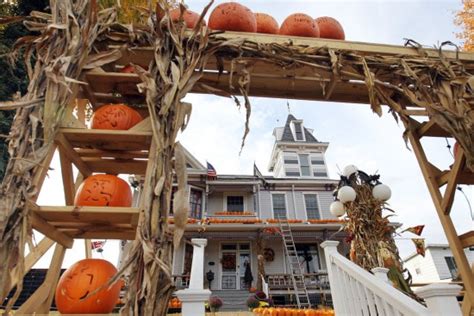 Carving underway at Kenova Pumpkin House - West Virginia Press ...