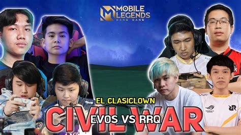 Civil War Evos New Era Ex Evos Vs Rrq Roster Terkuat S Dirank