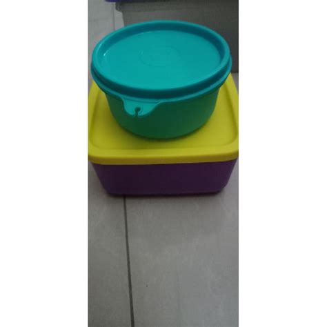 Jual Tempat Makan Persegi Dan Bulat Tupperware Shopee Indonesia