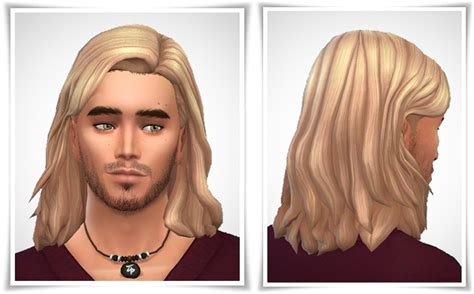 Sims 4 Cc Best Maxis Match Long Hair For Men Fandomspot