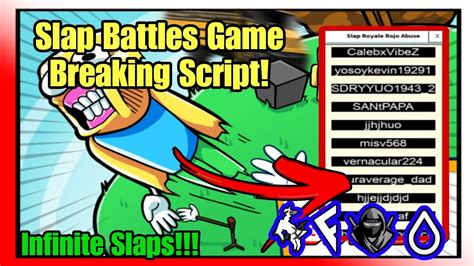 OP Slap Battles Game Breaking Script Infinite Slaps ARCEUS X