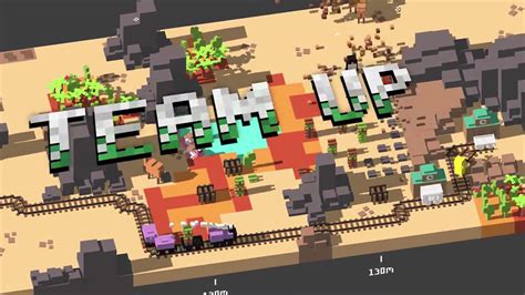 Unrailed New Coop Multiplayer Train Track Building Procedural Game