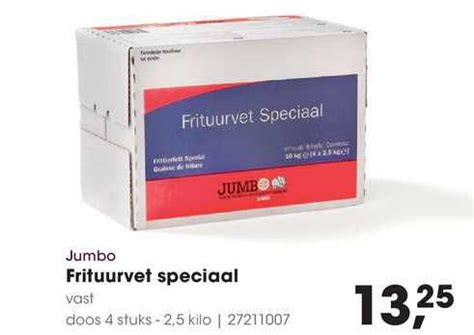 Jumbo Frituurvet Speciaal Aanbieding Bij HANOS 1Folders Nl