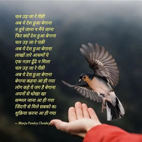 चल उड ज र पछ अब य द Quotes Writings by Manju Choubey