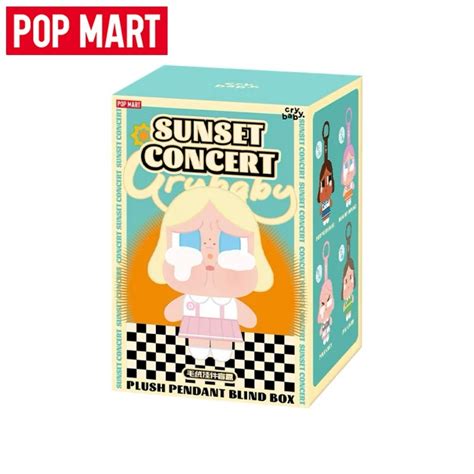 พรอมสงจากไทย POP MART CRYBABY Sunset Concert Plush Pendant