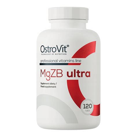 OstroVit MgZB Ultra 120 Tabs ZMA Magnez Cynk Witamina B6 7723856363