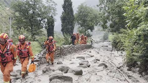 四川汶川縣暴雨引發泥石流增至四人死亡 Now 新聞