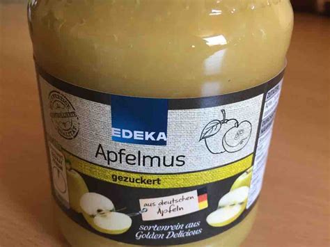 Edeka Apfelmus Gezuckert Im Glas Kalorien Neue Produkte Fddb