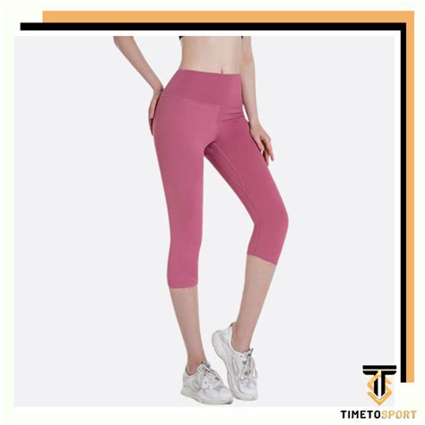 Jual Timetosport Celana Legging Sport Hight Waist Olahraga Yoga Gym