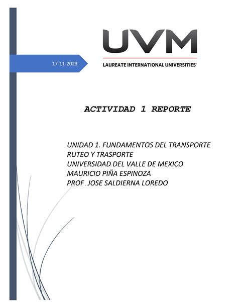 A Mpe Apuntes Unidad Fundamentos Del Transporte