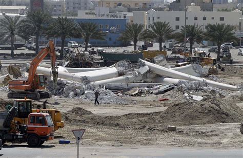 Bahrain Armed Forces Demolish Pearl Roundabout Monument Arabian