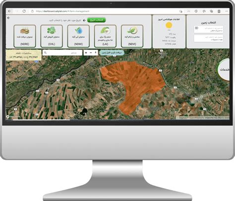 شاخص های گیاهی ست پلت سامانه ای برای کشاورزی هوشمند