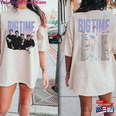 Vintage Big Time Rush Music Shirt Cant Get Enough Tour 2023 Hoodie T