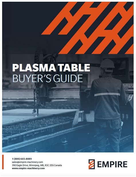 Plasma Table Buyer's Guide — Empire Machinery & Tools Ltd.