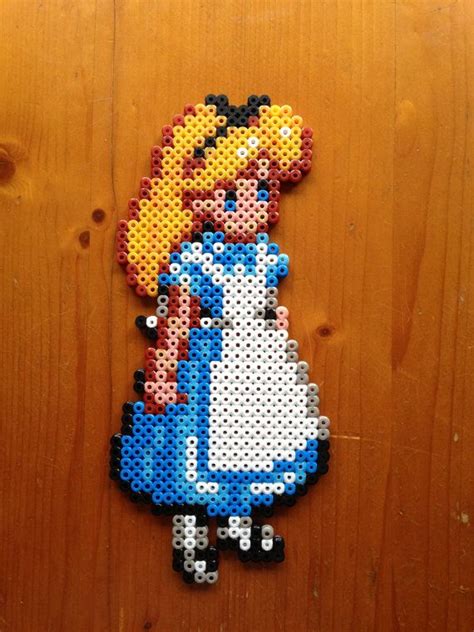 Alice Alice In Wonderland Pixel Bead Character Perler Bead Art