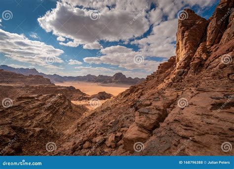 Rocks In Wadi Rum Desert Jordan Middle East Stock Photo Image Of