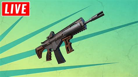 🔴live New Mk Alpha Assault Rifle In Fortnite Youtube