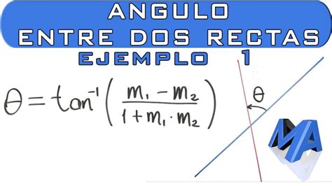 Cuál es el ángulo entre dos rectas Apolonio es