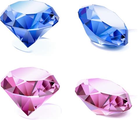 Set of diamonds Free vector in Adobe Illustrator ai ( .AI ...