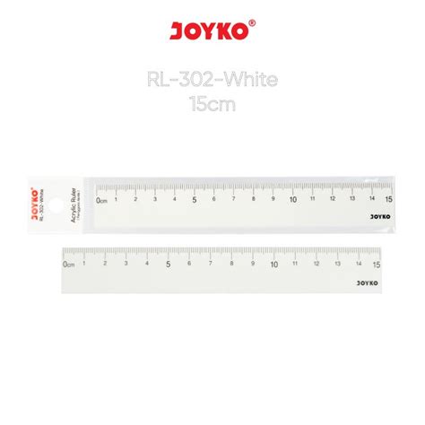 Jual Acrylic Ruler Penggaris Akrilik Joyko RL 302 Shopee Indonesia