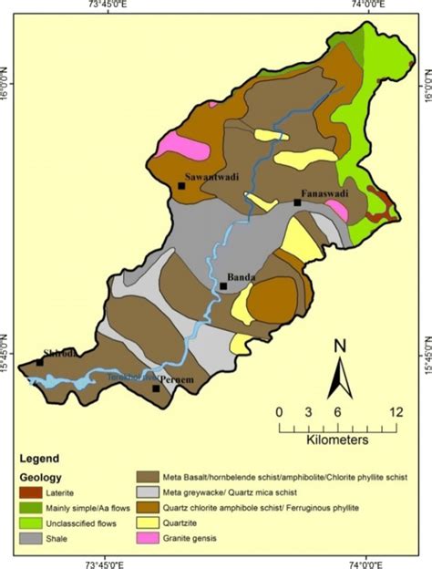 Geology of the study area (after GSI 2006) | Download Scientific Diagram