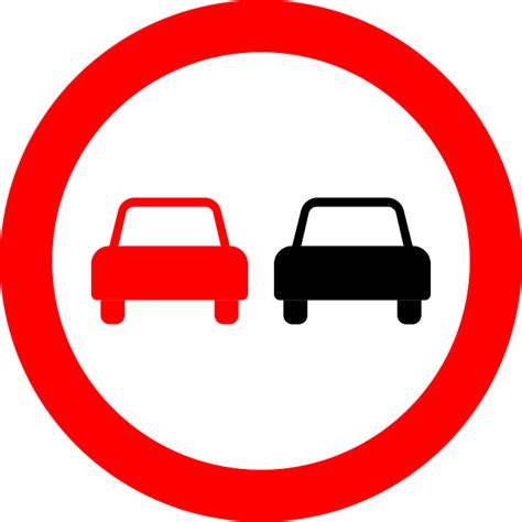 No Passing Sign