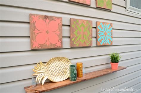 Easy Tropical Wall Art Diy • Crafting My Home