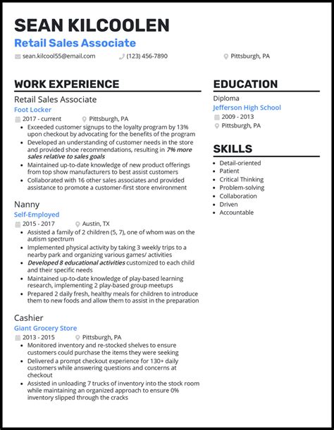 3 Retail Associate Resume Samples That Got Jobs In 2025