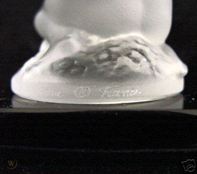 Lalique Floreal Nude Figurine Signed