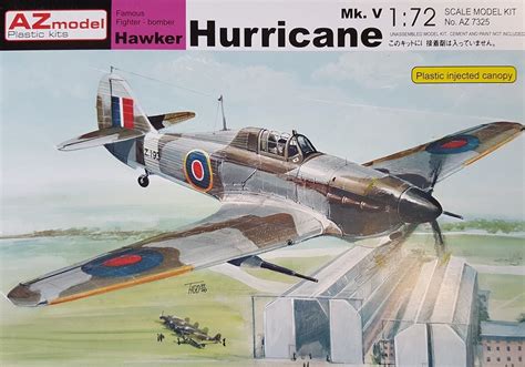 Az Models 172 Hawker Hurricane Mkv Plastic Model Kit