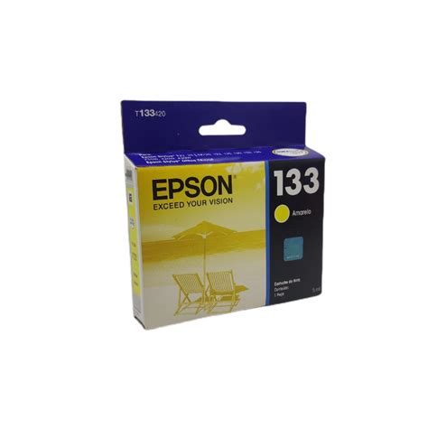 Cartucho De Tinta Epson T133420 Amarelo P T25 TX123 TX125 No Shoptime