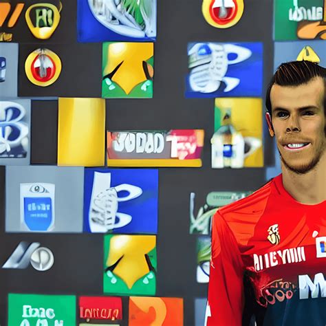 Gareth Bale Wears RCB Jersey · Creative Fabrica