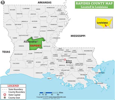 Louisiana Parish Map