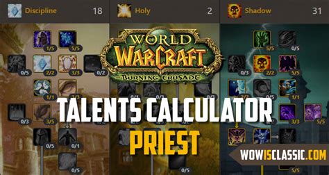 Priest Talent Calculator For Classic TBC WoW